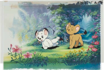 セル画「ジャングル大帝」より Animation cel from KIMBA THE WHITE
